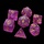 7-Piece Polyhedral RPG Dice Set (Assorted Colours)