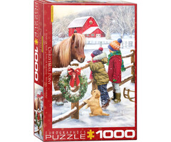 Eurographics 1000 pcs - Christmas Pony