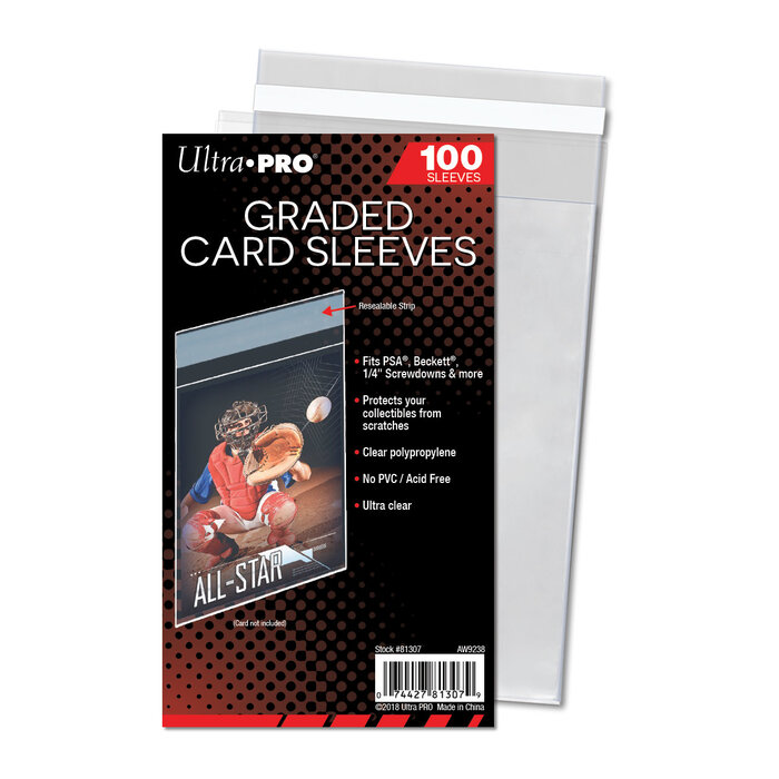 Ultra Pro Resealable Bag - Ultra Pro - 100/pk - Graded Card Sleeves