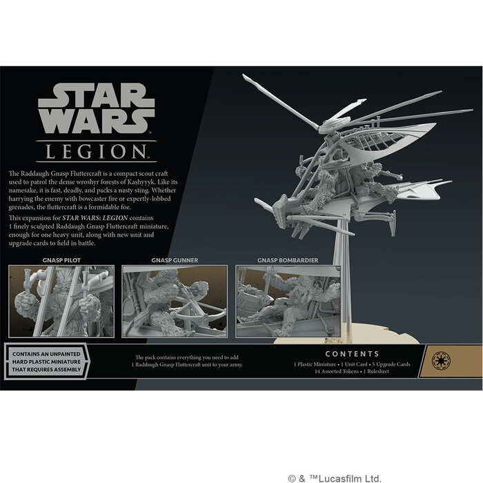 Fantasy Flight Games Star Wars - Legion: Raddaugh Gnasp Fluttercraft Unit Expansion