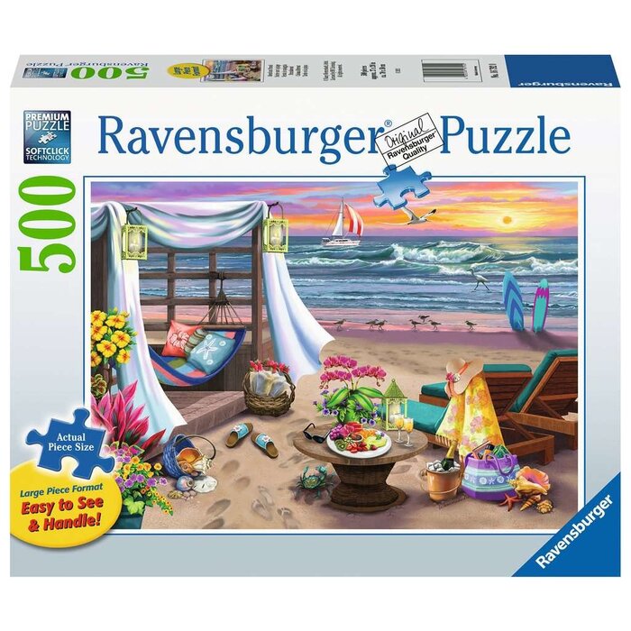 Ravensburger 500 pcs - Cabana Retreat (Large Piece Format)