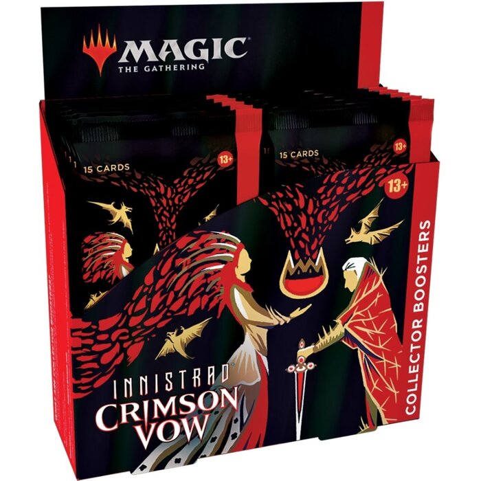 Wizards of the Coast Magic The Gathering TCG Innistrad Crimson Vow  Collector Booster Box