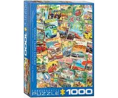 Eurographics 1000 pcs - Vintage Travel Collage