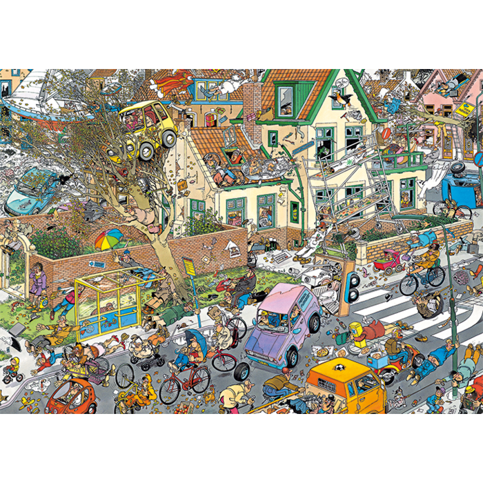 Jumbo Puzzles 2 x 1000 pcs - Jan van Haasteren: Safari and The Storm