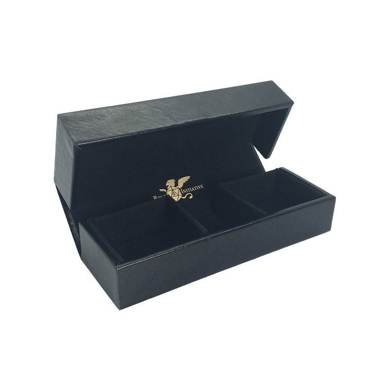 Luxury Faux Leather Dice Box / Rolling Tray Boardgames.ca