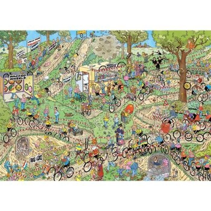 Jumbo Puzzles 1000 pcs - Jan van Haasteren: World Championship Cyclocross