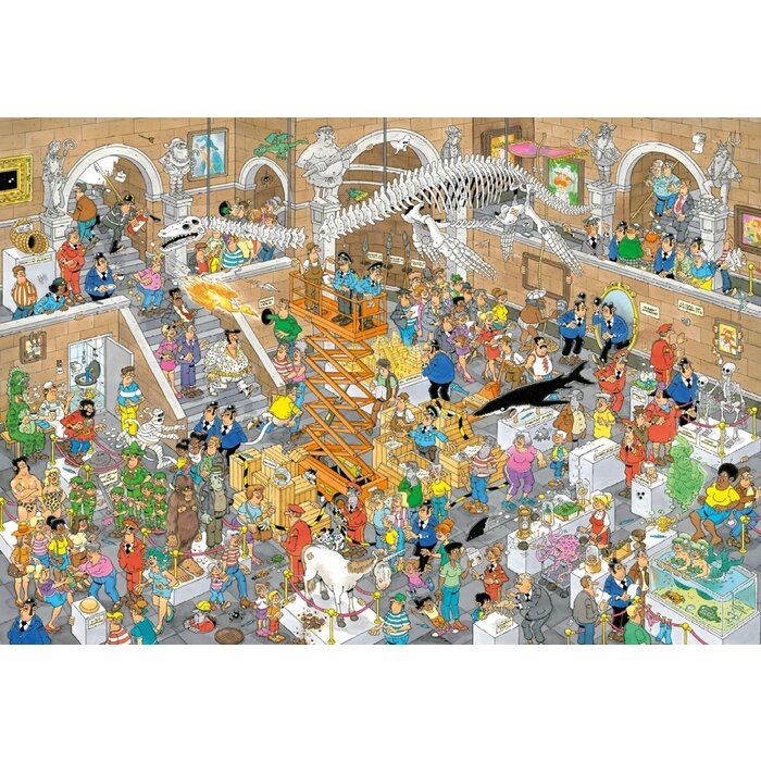 Jumbo Puzzles 3000 pcs - Jan van Haasteren: Gallery of Curiosities
