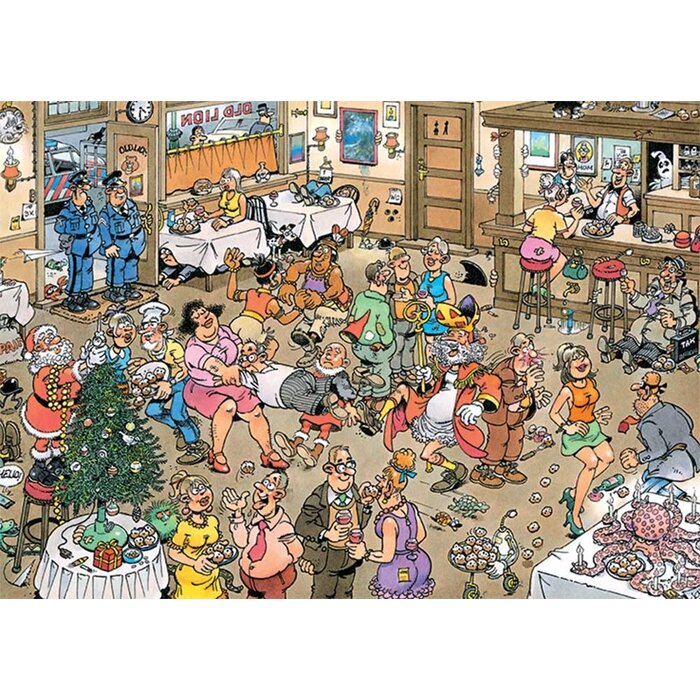 Jumbo Puzzles 500 pcs - Jan van Haasteren: New Year Celebration!