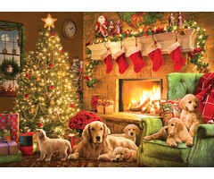 Cobble Hill Puzzles 1000 pcs - Cozy Fireplace