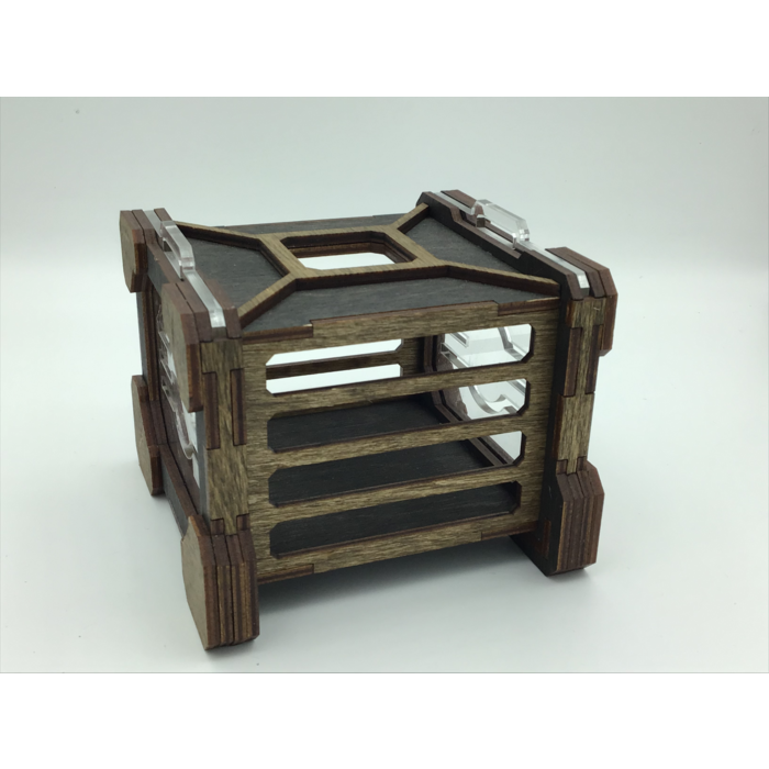 Redline Engraving Wooden Dice Jail