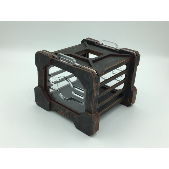 Redline Engraving Wooden Dice Jail