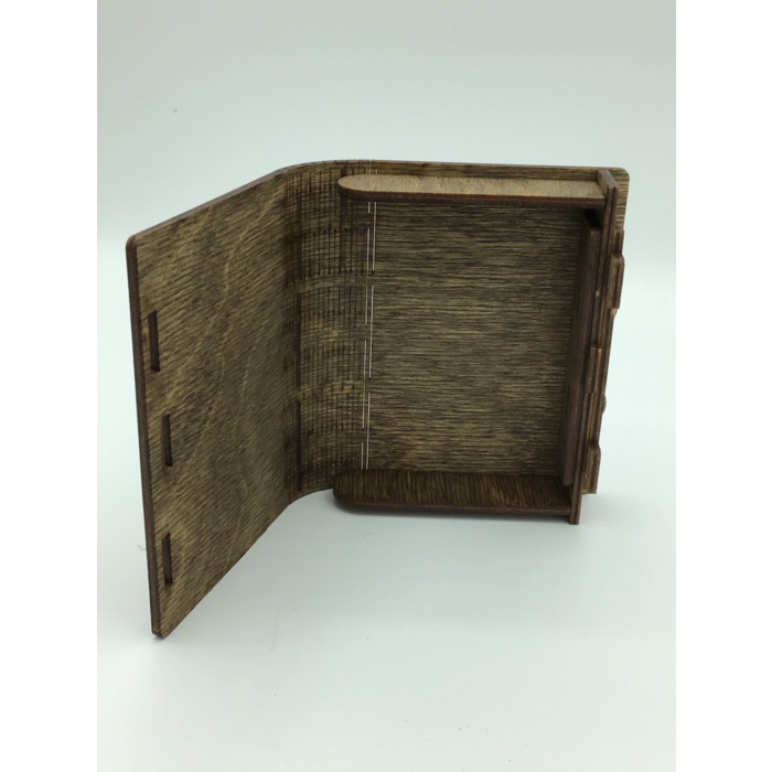 Redline Engraving Wooden D&D Spell Card Box