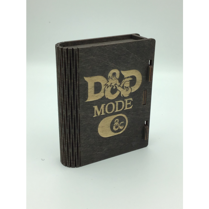 Redline Engraving Wooden D&D Spell Card Box