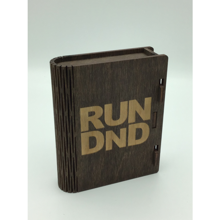 Redline Engraving Wooden D&D Spell Card Box