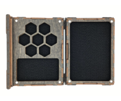 Redline Engraving Wooden 7-piece Tome of Dice