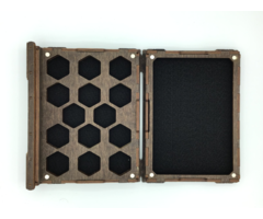 Redline Engraving Wooden 14-piece Tome of Dice