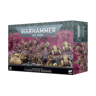 Games Workshop Warhammer 40K: Chaos Space Marines (Death Guard) - Plaguefester Warband Games Workshop Warhammer 40K: Chaos Space Marines (Death Guard) - Plaguefester Warband