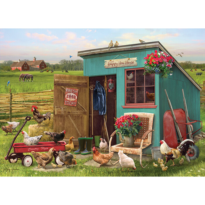 Cobble Hill Puzzles 1000 pcs - The Happy Henhouse