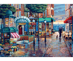 Cobble Hill Puzzles 1000 pcs - Rainy Day Stroll