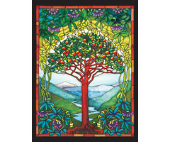 Cobble Hill Puzzles 275 pcs - Tree of Life Stained Glass (Easy Handling)