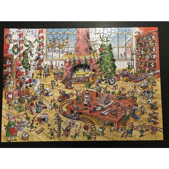 Cobble Hill Puzzles 1000 pcs - DoodleTown: Elves At Work