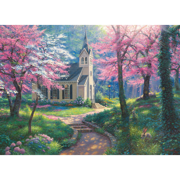 Cobble Hill Puzzles 500 pcs - Spring's Embrace