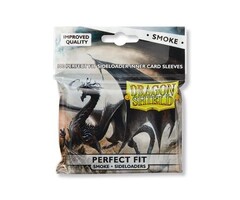 Arcane Tinmen Sleeves - 63x88mm - Dragon Shield - 100/pk - Perfect Fit - Smoke (Sideloaders)