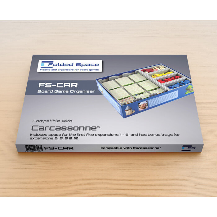 Folded Space Insert for Carcassonne