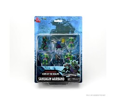Wizkids/NECA LLC D&D Icons of the Realms: Sahuagin Warband Premium Painted Miniature Pack