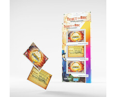 GameGenic Sleeves - 46x70mm Art Sleeves - Ticket to Ride
