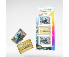 GameGenic Sleeves - 58x90mm Art Sleeves - Ticket to Ride Europe