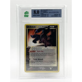 The Pokemon Company International Pokemon Graded Singles - Umbreon 2007 Pop Series 5 8.0 NMNT-MNT The Pokemon Company International Pokemon Graded Singles - Umbreon 2007 Pop Series 5 8.0 NMNT-MNT