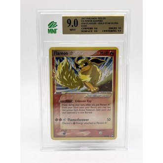 The Pokemon Company International Pokemon Graded Singles - Flareon 2007 EX Power Keepers 9.0 MNT The Pokemon Company International Pokemon Graded Singles - Flareon 2007 EX Power Keepers 9.0 MNT