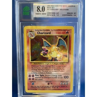 The Pokemon Company International Pokemon Graded Singles - Charizard 1999 Base Set 8.0 The Pokemon Company International Pokemon Graded Singles - Charizard 1999 Base Set 8.0