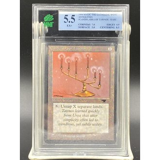 Wizards of the Coast Magic the Gathering Graded Singles - Candelabra of Tawnos 1994 Antiquities 5.5 EX+ Wizards of the Coast Magic the Gathering Graded Singles - Candelabra of Tawnos 1994 Antiquities 5.5 EX+