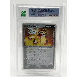 The Pokemon Company International Pokemon Graded Singles - Rocket's Entei 2004 EX Team Rocket Returns 7.0 NR MNT The Pokemon Company International Pokemon Graded Singles - Rocket's Entei 2004 EX Team Rocket Returns 7.0 NR MNT