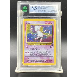The Pokemon Company International Pokemon Graded Singles - Mew 2000 WOTC Original Black Star Promo 8.5 NMNT-MNT+ The Pokemon Company International Pokemon Graded Singles - Mew 2000 WOTC Original Black Star Promo 8.5 NMNT-MNT+