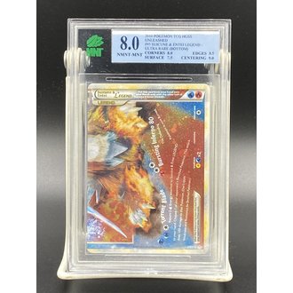 The Pokemon Company International Pokemon Graded Singles - Suicune & Entei Legend (Bottom) 2010 Unleashed 8.0 NMNT-MNT The Pokemon Company International Pokemon Graded Singles - Suicune & Entei Legend (Bottom) 2010 Unleashed 8.0 NMNT-MNT