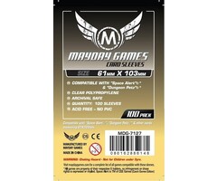 Mayday Games Sleeves - 61x103mm Mayday - 100/pk (Dungeon Petz & Space Alert)