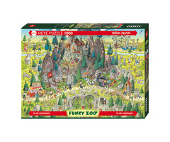 Heye Puzzles 1000 pcs - Funky Zoo: Transylvanian Habitat (Degano)