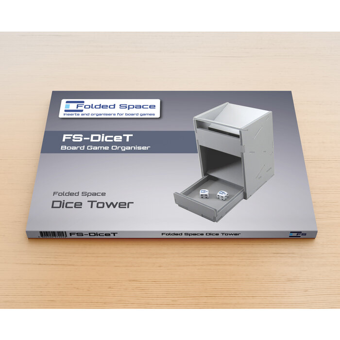 Folded Space Dice Tower - Grey