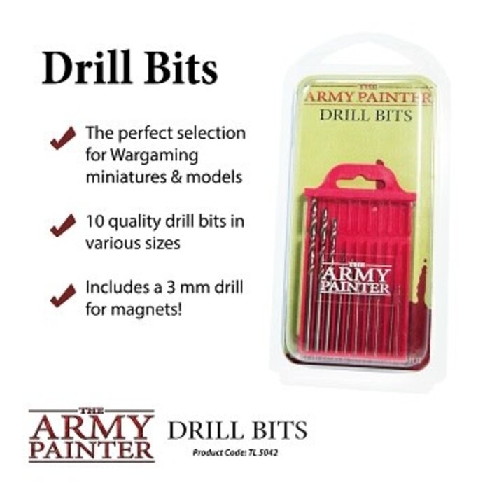 The Army Painter Miniature & Model Tools: Drill Bits & Pins