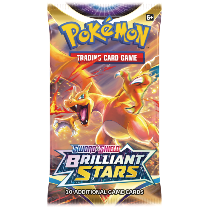 The Pokemon Company International Pokemon TCG  - Sword & Shield: Brilliant Stars Booster Pack *LIMIT 6 PER CUSTOMER*