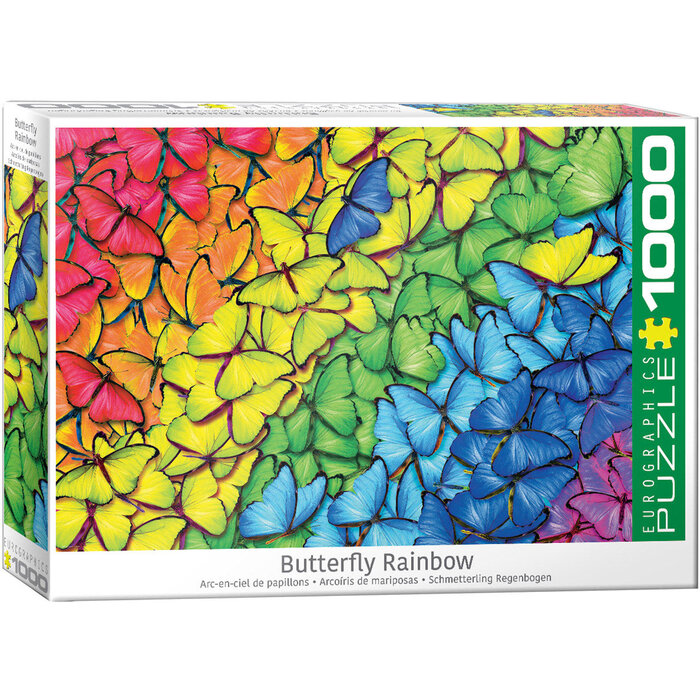 Eurographics 1000 pcs - Butterfly Rainbow
