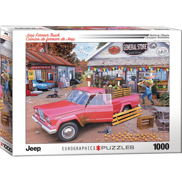 Eurographics 1000 pcs - Jeep Farmer Truck
