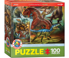 Eurographics 100 pcs - Carnivorous Dinosaurs