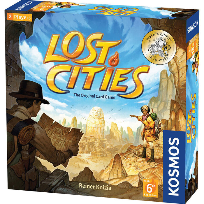 Thames and Kosmos Lost Cities - The Card Game with 6th Mini Expedition Exp