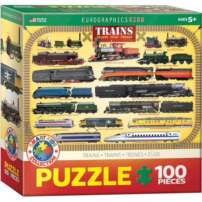 Eurographics 100 pcs - Trains