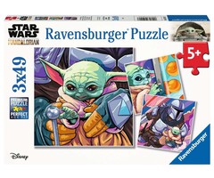 Ravensburger 3x49 pcs - Star Wars: The Mandalorian, Grogu Moments