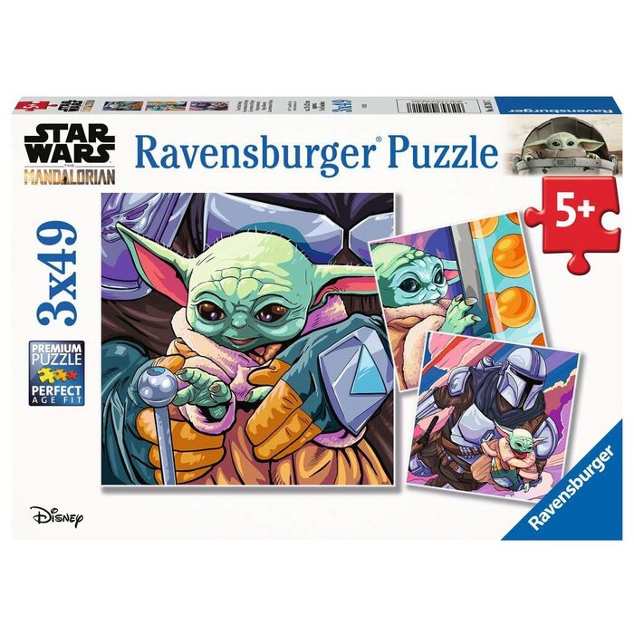 Ravensburger 3x49 pcs - Star Wars: The Mandalorian, Grogu Moments